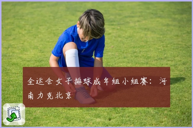 全运会女子排球成年组小组赛：河南力克北京